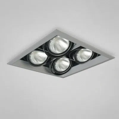 Eurofase Rope 4 Light Square Multiple Recessed Kit In Platinum