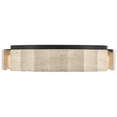 Eurofase Roslington 24" Black Integrated Led Flush Mount