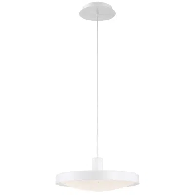 Eurofase Sandstone 10.50 In. X 14 In. Integrated Led Pendant In White