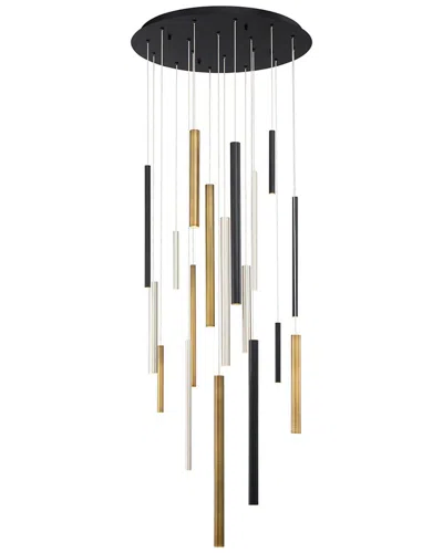 Eurofase Santana 18-light 24in Multi Drop Chandelier In Brown