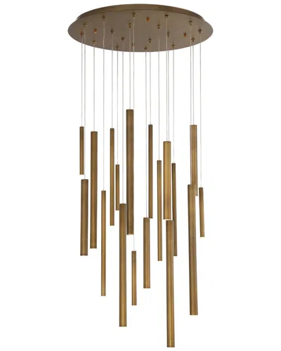 Eurofase Santana 18-light 24in Multi Drop Chandelier In Brown