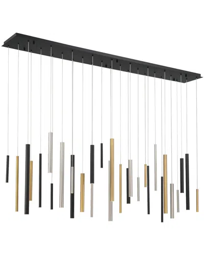 Eurofase Santana 30-light 72in Grand Chandelier In Black