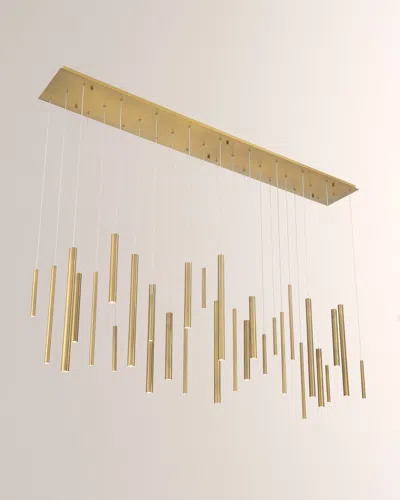 Eurofase Santana 72" Led Chandelier In Gold