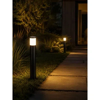 Eurofase Signal,25in,bollard,7w,bk In Black