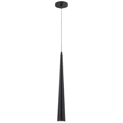 Eurofase Sliver Medium 2 3/4" Wide Black Mini Pendant