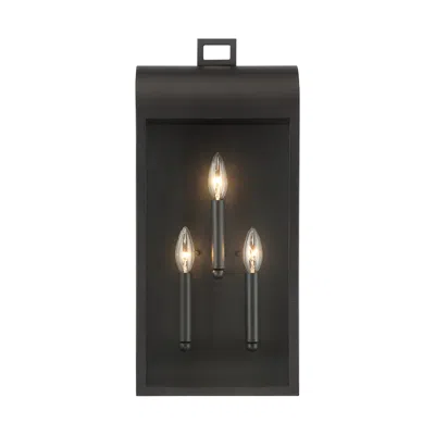 Eurofase Soyar, 3lt Outdr Lantern, Blk