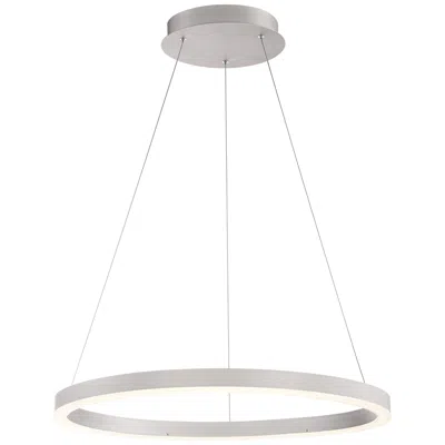 Eurofase Spunto 27 1/2" Wide Silver Led Ring Pendant Light