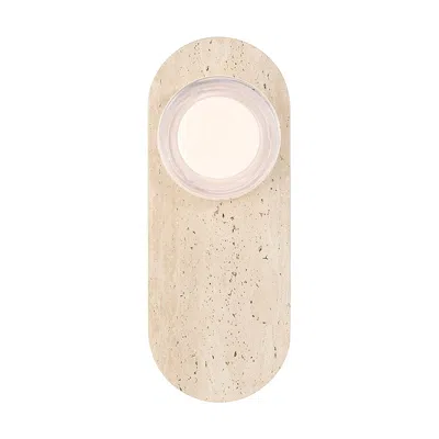 Eurofase Sternn 15" Integrated Led Outdoor Wall Sconce, Travertine