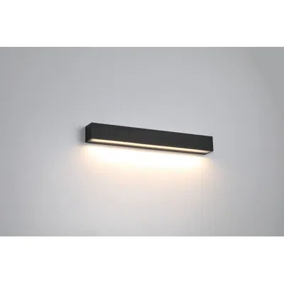 Eurofase Stripe 20" Wall Sconce, Down Light, 15w, Black Finish