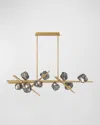 Eurofase Thorah 9-light Led Golden Chandelier In Gold
