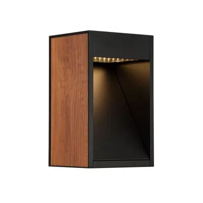 Eurofase Timber,12in,bollard,7w In Brown