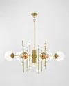 Eurofase Traiton 9-light Chandelier In Gold