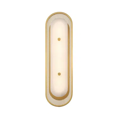 Eurofase Tramore 22 Inch Led Wall Sconce, Gold And Alabaster