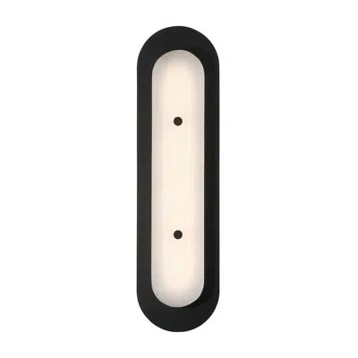 Eurofase Tramore 22 Inch Outdoor Led Wall Light, Black/alabaster