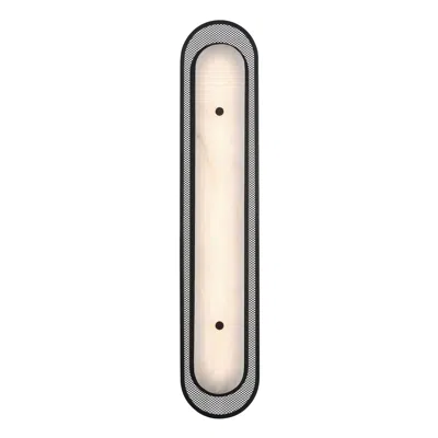 Eurofase Tramore 30" High Matte Black And Alabaster Led Wall Sconce