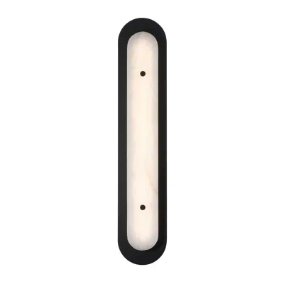 Eurofase Tramore 30 Inch Outdoor Led Wall Light, Black/alabaster