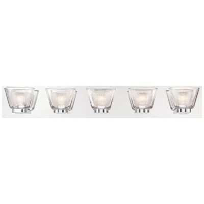 Eurofase Trent 31 1/2" Wide Chrome 5-led Bath Light