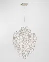 Eurofase Trento 7-light Chandelier, 20" In Silver