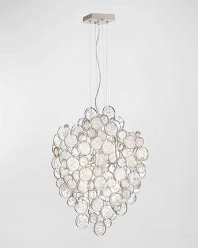 Eurofase Trento 7-light Chandelier, 20" In Silver