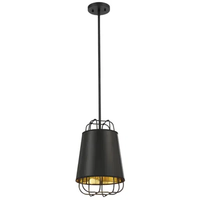 Eurofase Tura 15.50 In. X 10 In. 1 Light Pendant In Black