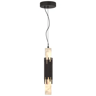 Eurofase Venna 17" Integrated Led Pendant In Urban Bronze In Black
