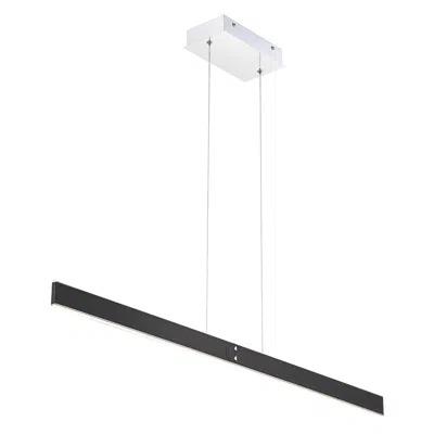 Eurofase Verdura 2 In. X 0.5 In. Integrated Led Chandelier In Black