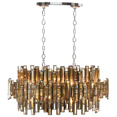 Eurofase Vienna 18.50 In. X 19.50 Chandelier In Chrome