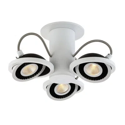 Eurofase Vision 3 - Light 12.25" Cluster Dome Semi Flush Mount