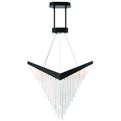 Eurofase Vivien 32" Led Chandelier  Black In Multi