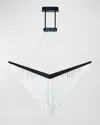 Eurofase Vivien 60" Integrated Led Chandelier In Black