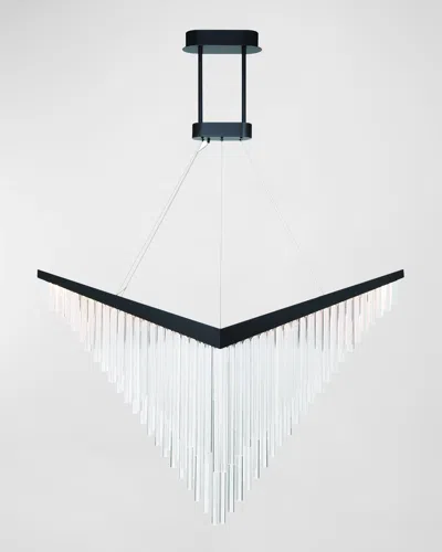 Eurofase Vivien 60" Integrated Led Chandelier In Black