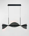 Eurofase Voltik 120-light Led Chandelier In Black