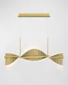 Eurofase Voltik 120-light Led Chandelier In Gold
