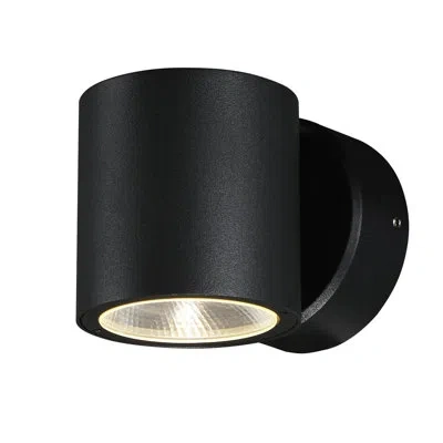 Eurofase Volume Outdoor Led Wall Mount, Black In Powder Coated Finish;graphite Grey