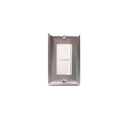 Eurofase Wall Plate Switch In Stainless Steel