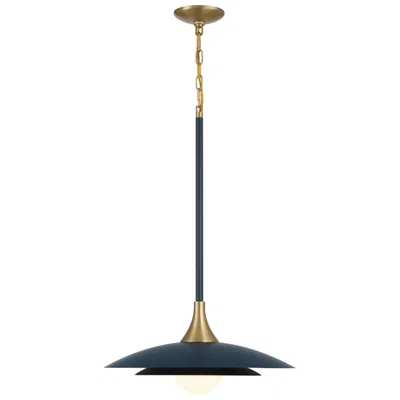 Eurofase Welsh 18" Wide Matte Blue Led Pendant Light