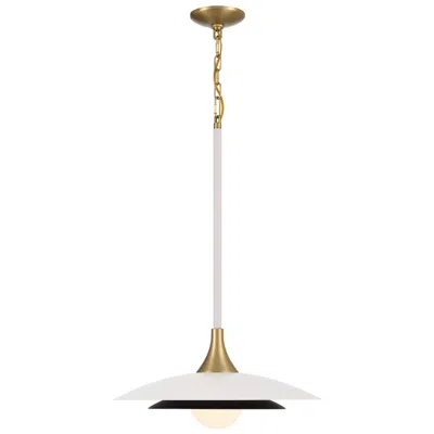 Eurofase Welsh 18" Wide Matte White Led Pendant Light