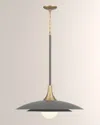 Eurofase Welsh 24" Led Pendant In Grey/black