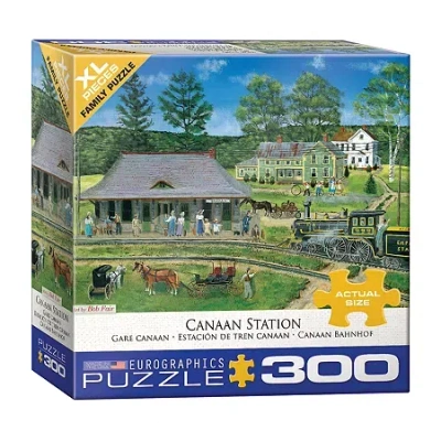 Eurographics Inc Bob Fair - Canaan Station Xl Pieces Family Puzzle: 300 Pcs 300-pc. Puzzle In Multi
