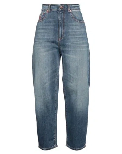 European Culture Avantgar Denim By  Woman Jeans Blue Size 29 Cotton, Elastane