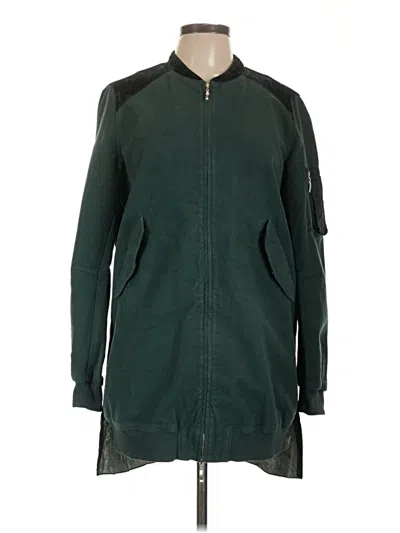 Pre-owned European Culture Coat In Green