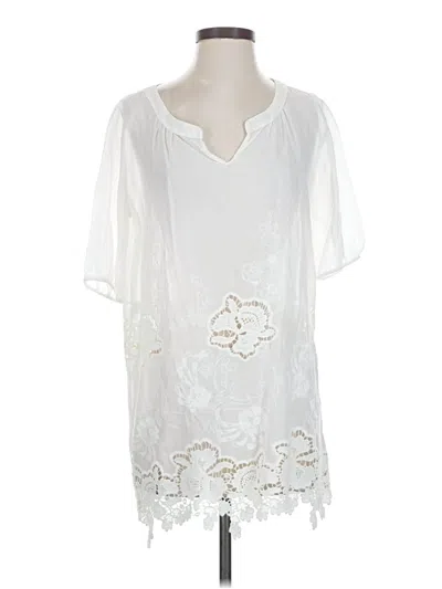 Pre-owned European Culture Cocktail Dress In White