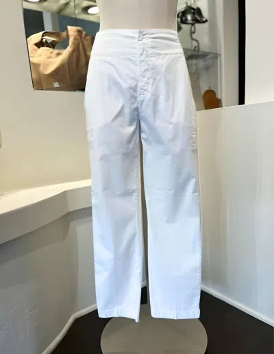 European Culture Trouser In White