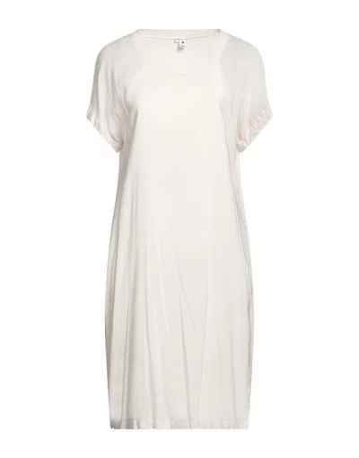 European Culture Midi Dresses In White