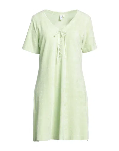 European Culture Short Dresses In Green