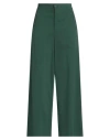 European Culture Woman Pants Green Size 29 Modal, Cotton, Elastane In Green