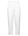 European Culture Pants In White