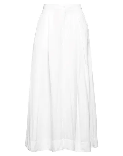 European Culture Pants In White