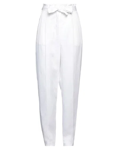 European Culture Pants In White