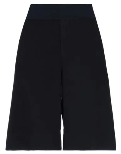 European Culture Woman Shorts & Bermuda Shorts Midnight Blue Size S Cotton, Elastane